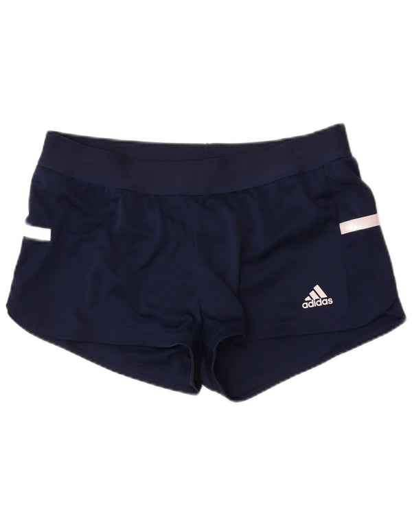 Pantaloncini sportivi Adidas Climacool da donna UK 12/14 Medium Blu Navy Colourblock
