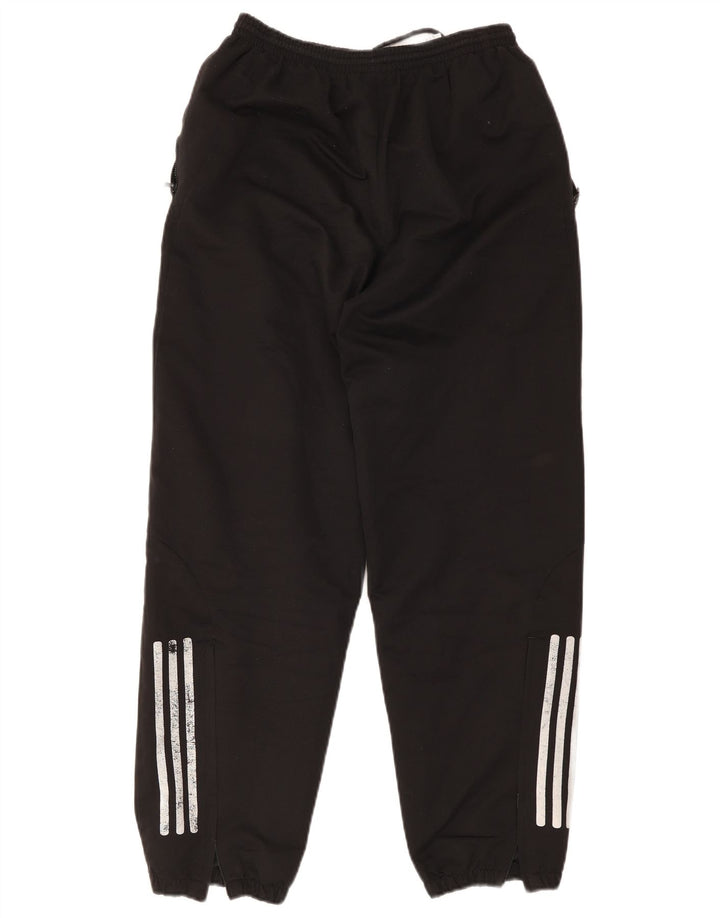 Pantaloni della tuta da ragazzo Adidas 15-16 anni in poliestere nero