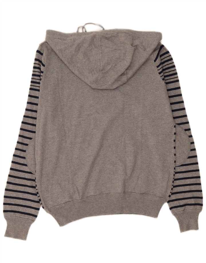 Maglione con cappuccio da uomo Calvin Klein Jeans color block grigio medio
