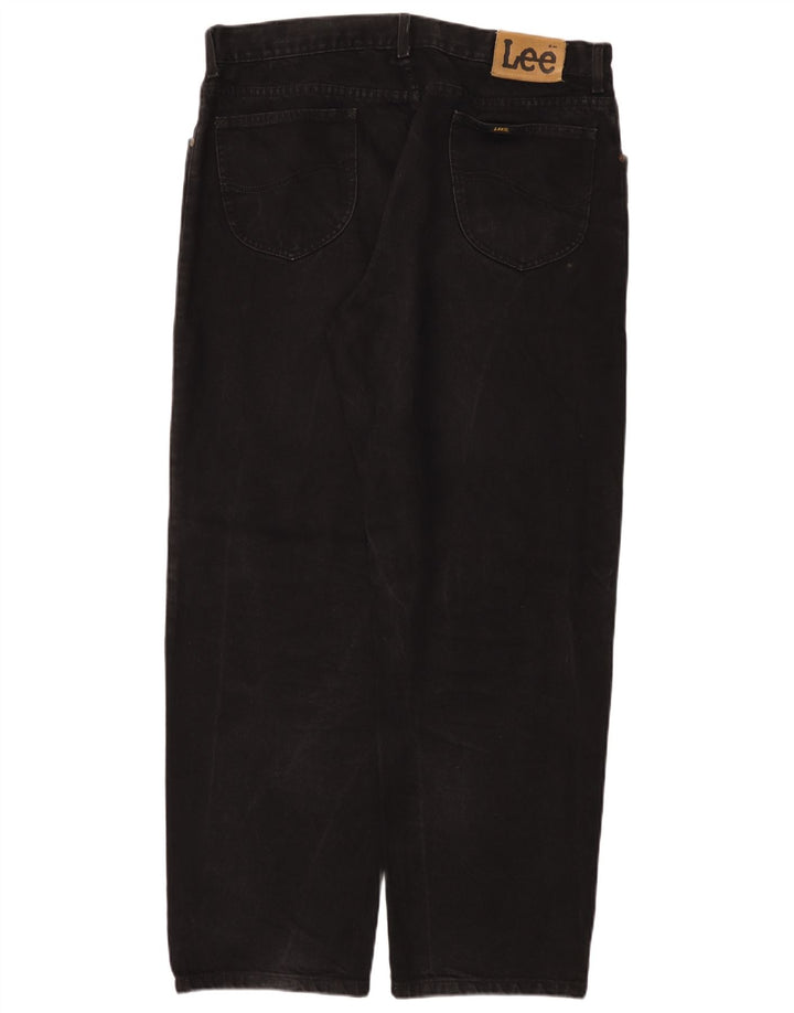 Jeans dritti da uomo Lee Kansas W38 L30 cotone nero