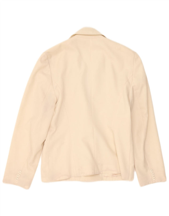 ALLUMETTE AC. Giacca blazer doppiopetto da donna Paris UK 12 Beige medio