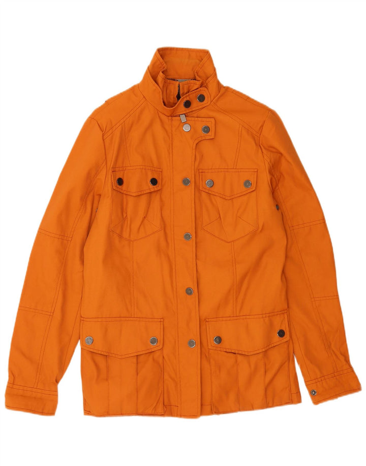 Giacca utility da donna Zara UK 14 nylon arancione medio