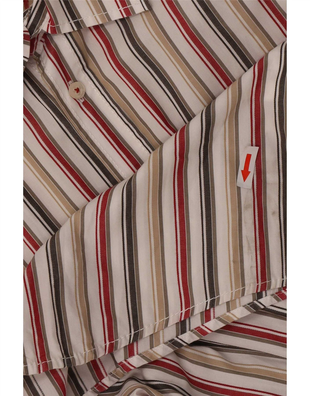 Camicia a maniche corte da uomo Camel Active a righe medie multicolore