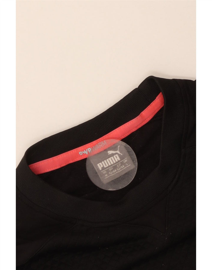 Felpa da uomo Puma Maglione grande nera