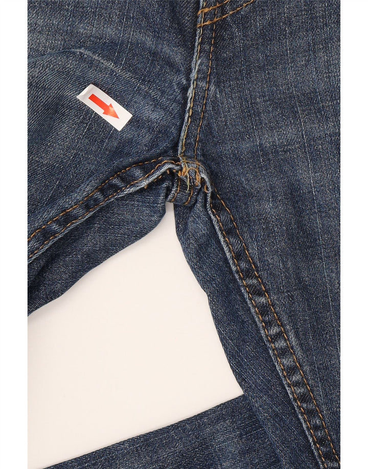 Levi's Uomo 527 Jeans Bootcut Slim W30 L32 Cotone Blu