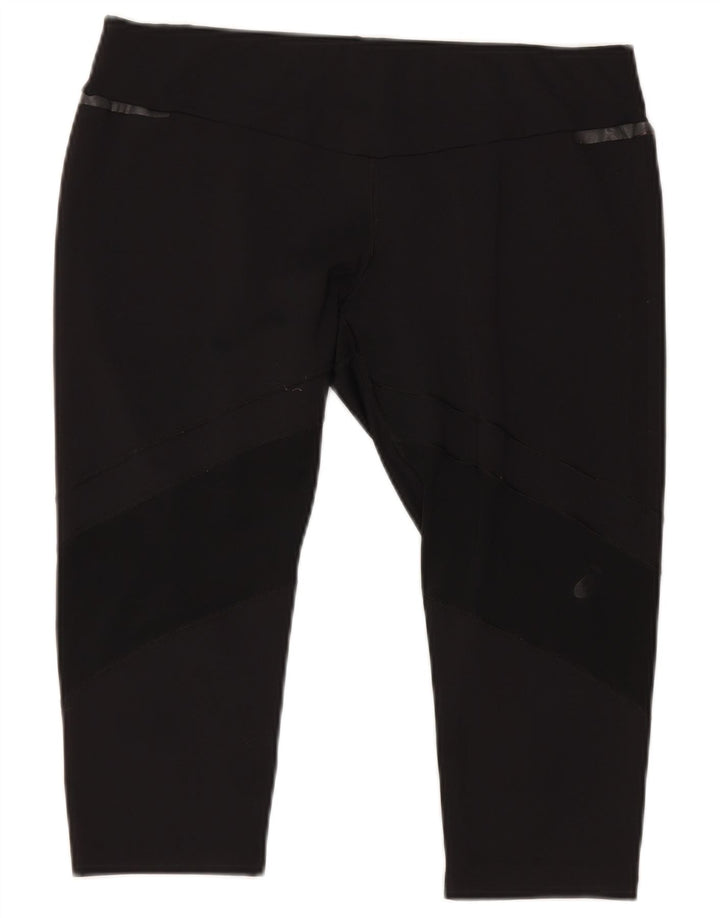 Leggings Asics Capri da donna UK 18 XL poliestere nero