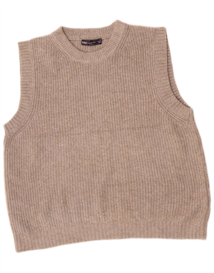 Canotta da donna Marks & Spencer UK 14 Poliestere beige medio