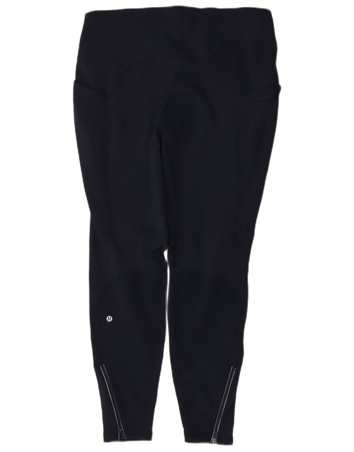 Leggings da donna Lululemon US 14 XL Poliestere blu navy