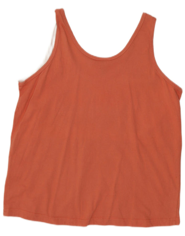 Canotta grafica da donna Ellesse UK 12 Cotone color block arancione medio