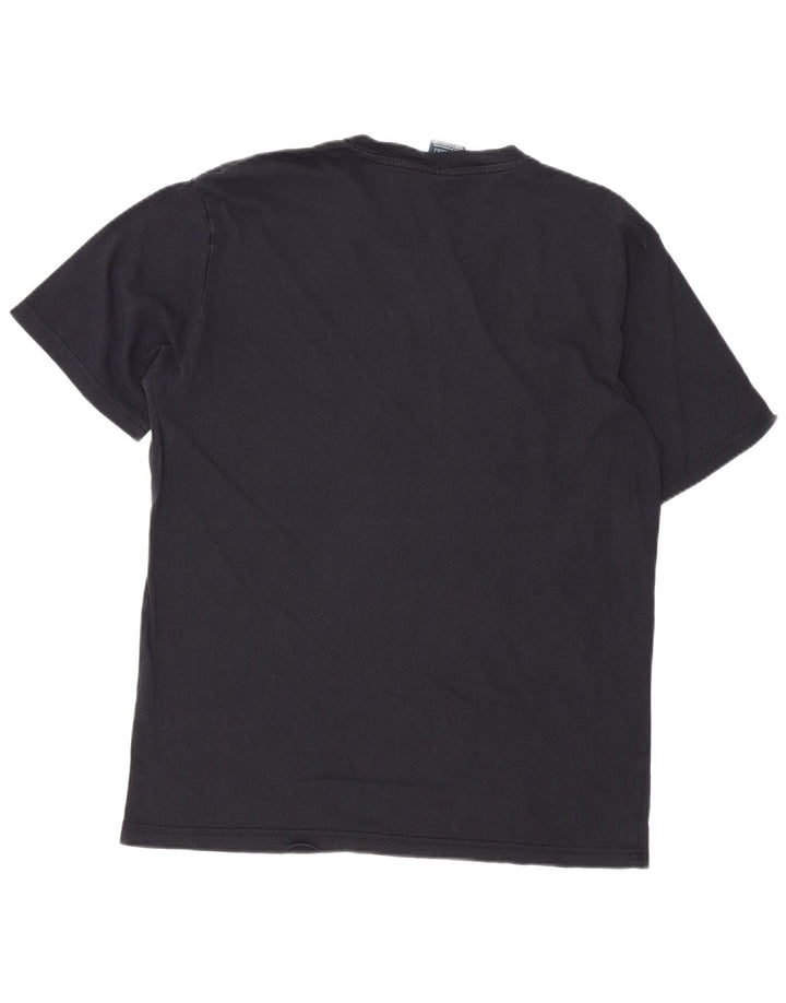CHAMPION Mens T-Shirt Top Large Black Cotton