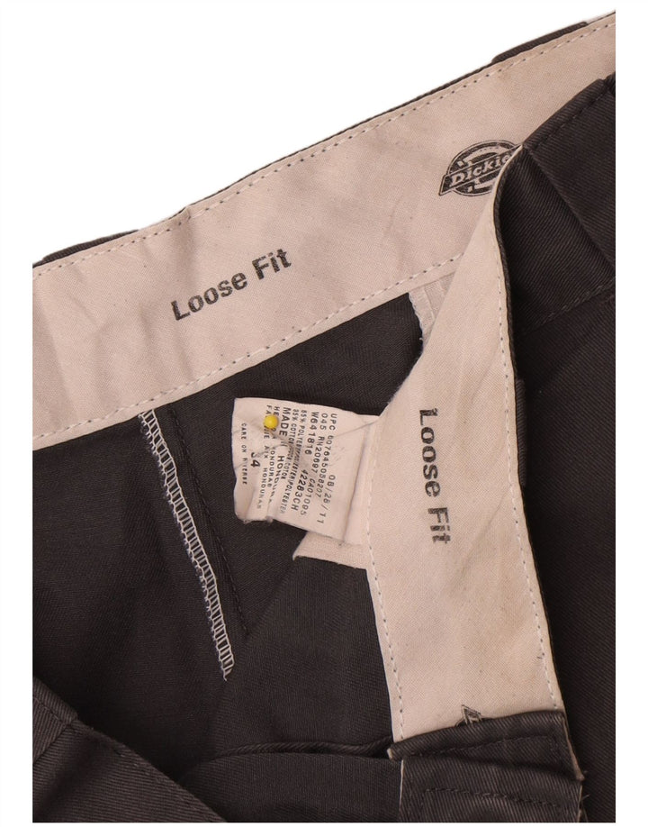 Dickies Pantaloncini cargo larghi da uomo W34 Large in poliestere blu navy