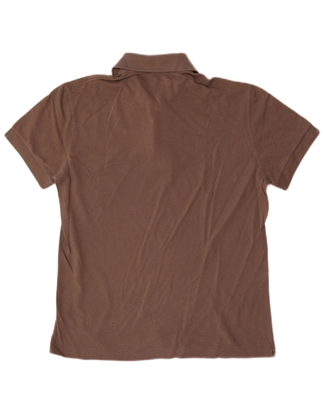 Polo da uomo Lacoste taglia 3 piccola in cotone marrone