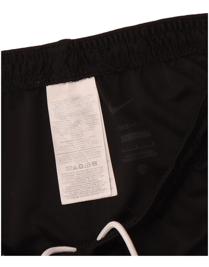 Pantaloncini sportivi Nike Dri Fit Slim Fit da uomo, grandi, in poliestere nero