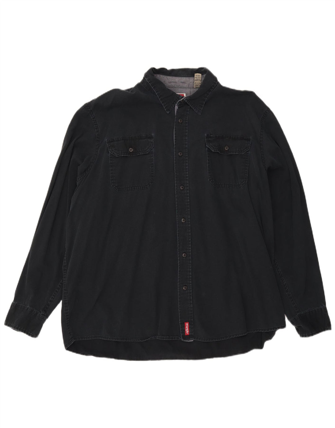 Camicia da uomo Wrangler 2XL cotone blu navy