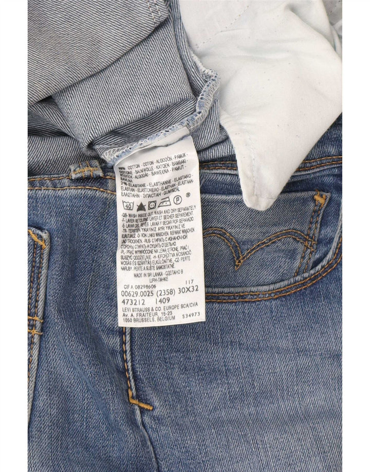 Jeans Levi's 629 Bootcut da donna W30 L32 in cotone blu