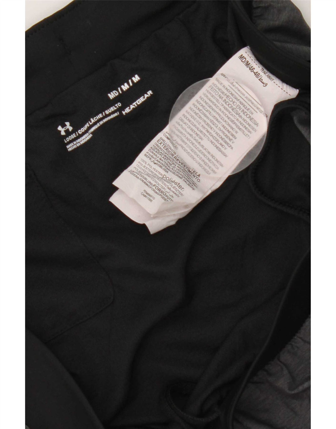Pantaloncini sportivi Under Armour da donna Heat Gear UK 14 Poliestere grigio medio