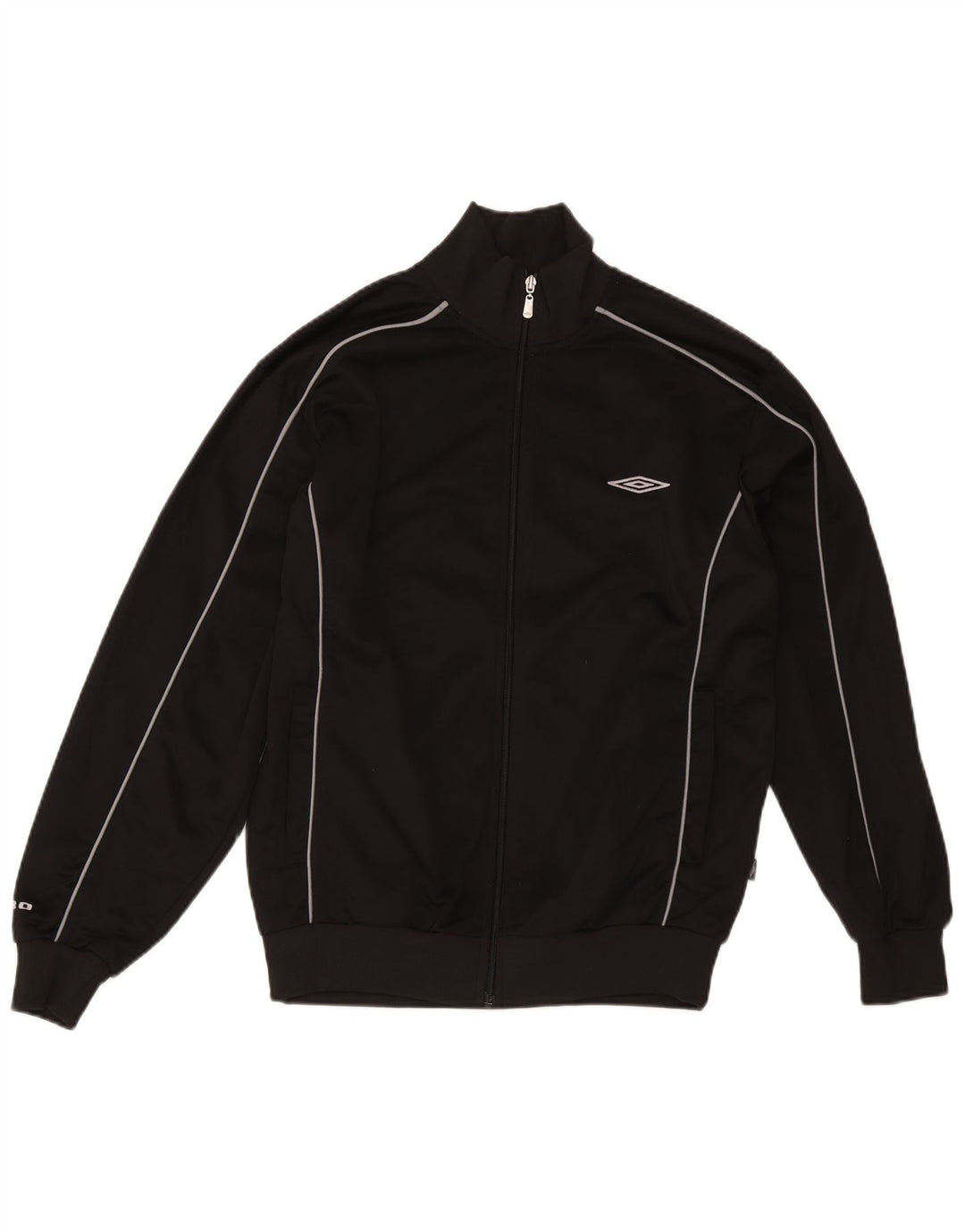 Giacca da tuta da uomo Umbro in poliestere nero medio