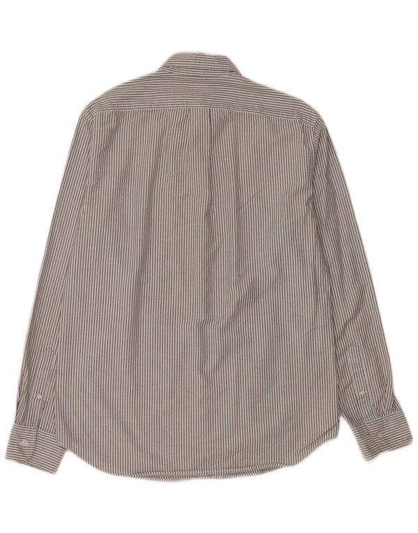 J. CREW Camicia da uomo Oxford slim fit in cotone gessato grigio medio