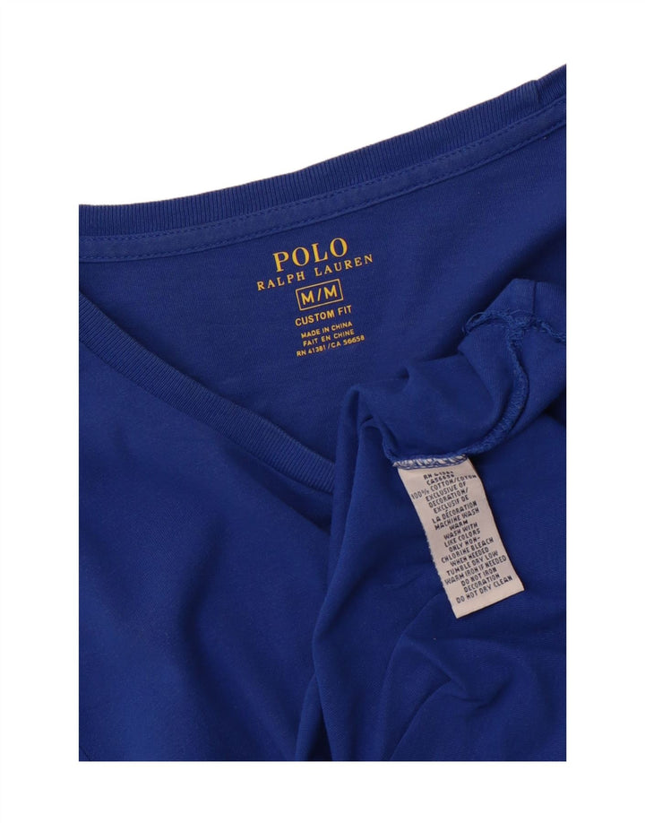 POLO RALPH LAUREN T-shirt da uomo su misura Top in cotone blu medio