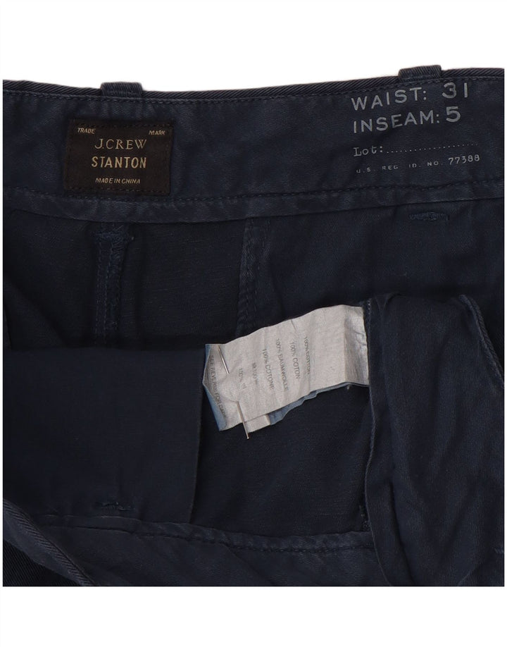 Pantaloncini chino Stanton da donna J. Crew W31 cotone blu navy medio