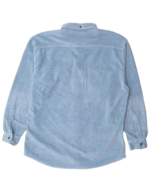 Maglia in pile da uomo FILA IT 52/54 Large Blu Poliestere