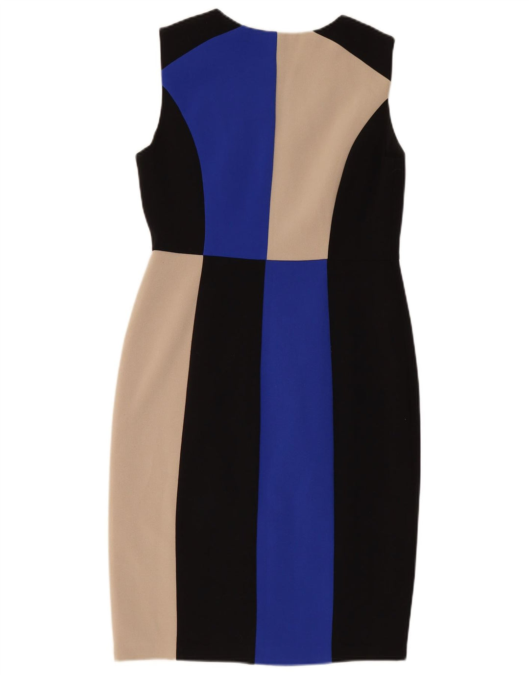 PHASE EIGHT Abito tubino senza maniche da donna UK 14 Medium Black Colourblock