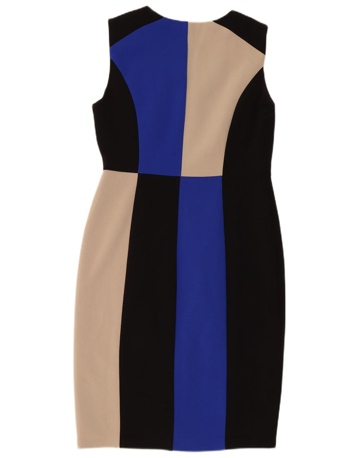 PHASE EIGHT Abito tubino senza maniche da donna UK 14 Medium Black Colourblock
