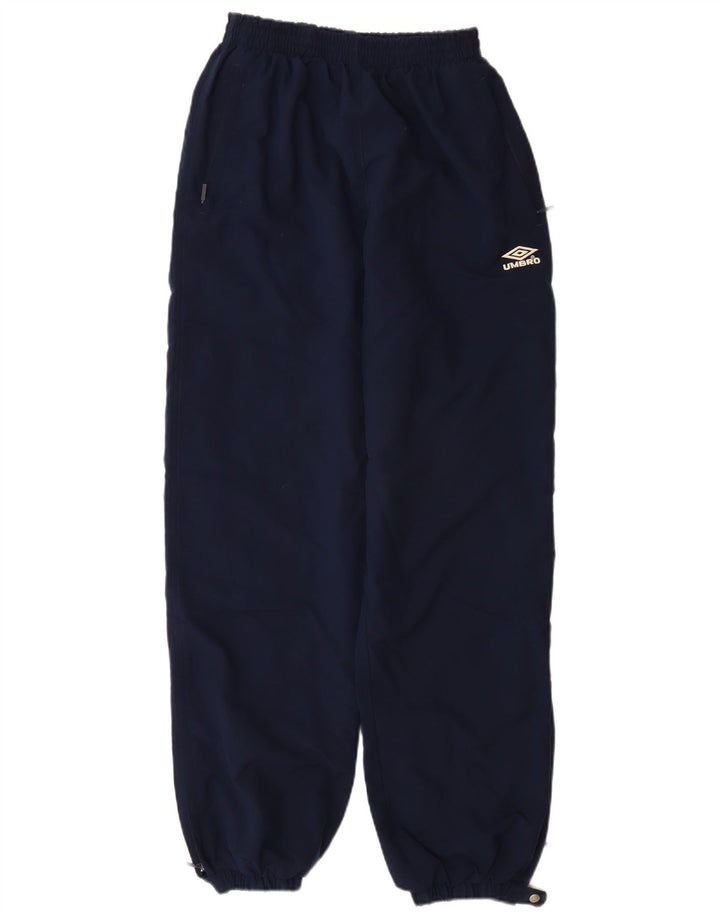 UMBRO Pantaloni da tuta da uomo Joggers piccoli poliestere blu navy