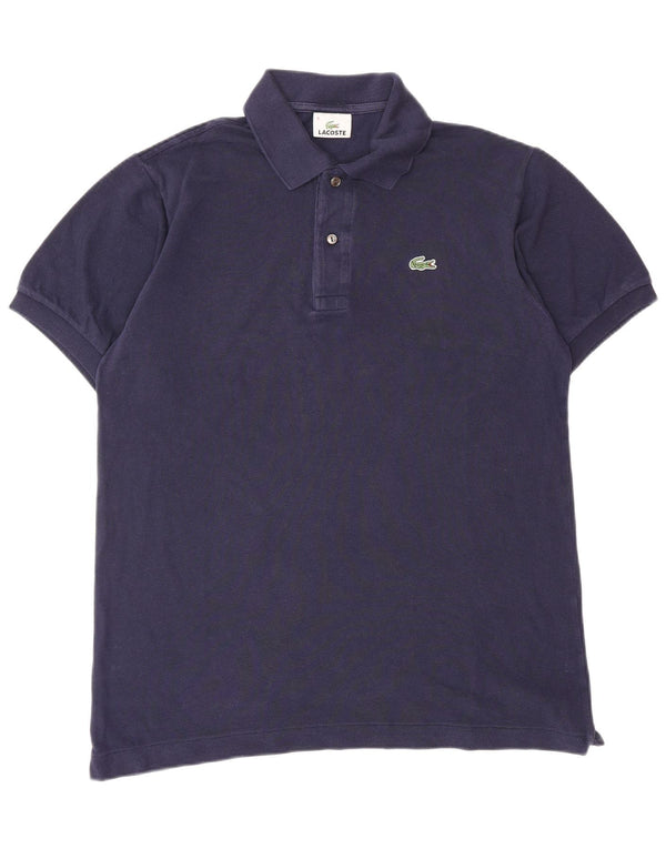Polo da uomo LACOSTE taglia 4 media cotone blu navy