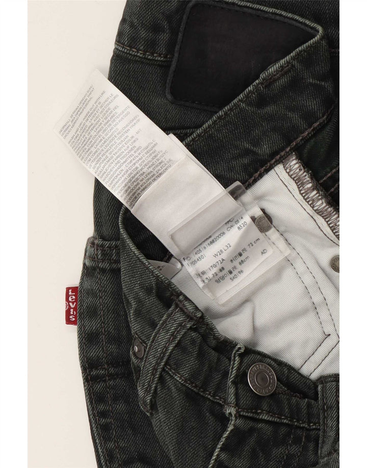 Jeans slim da donna Levi's W28 L32 cotone verde