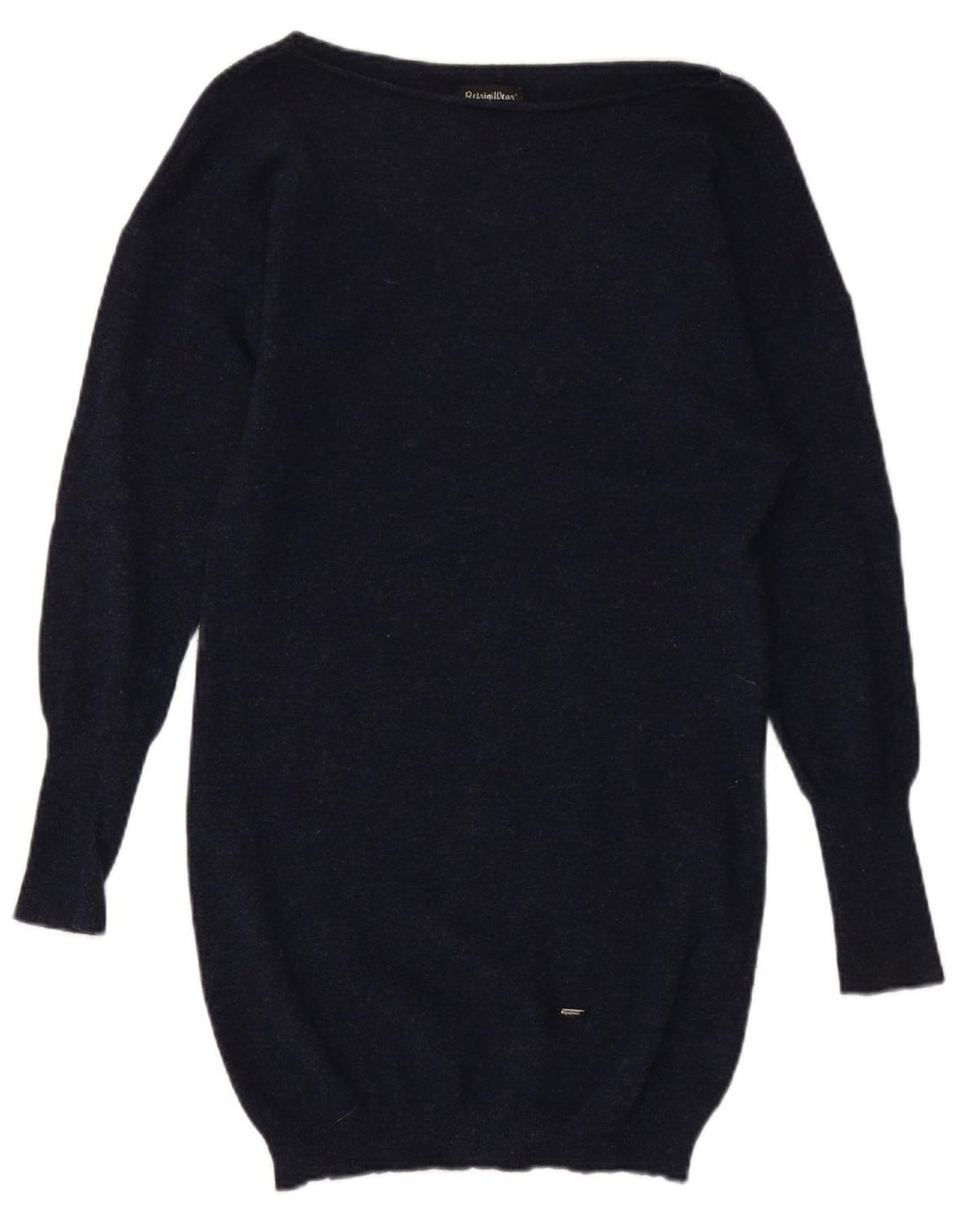REFRIGIWEAR Womens Oversized Jumper Dress UK 10 Small Navy Blue