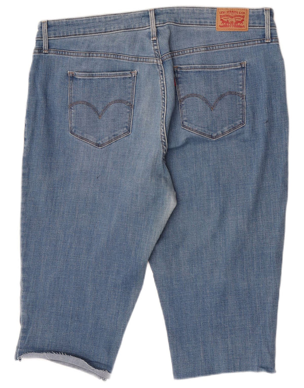 Pantaloncini di jeans Bermuda 311 da donna Levi's US 20 2XL W40 cotone blu