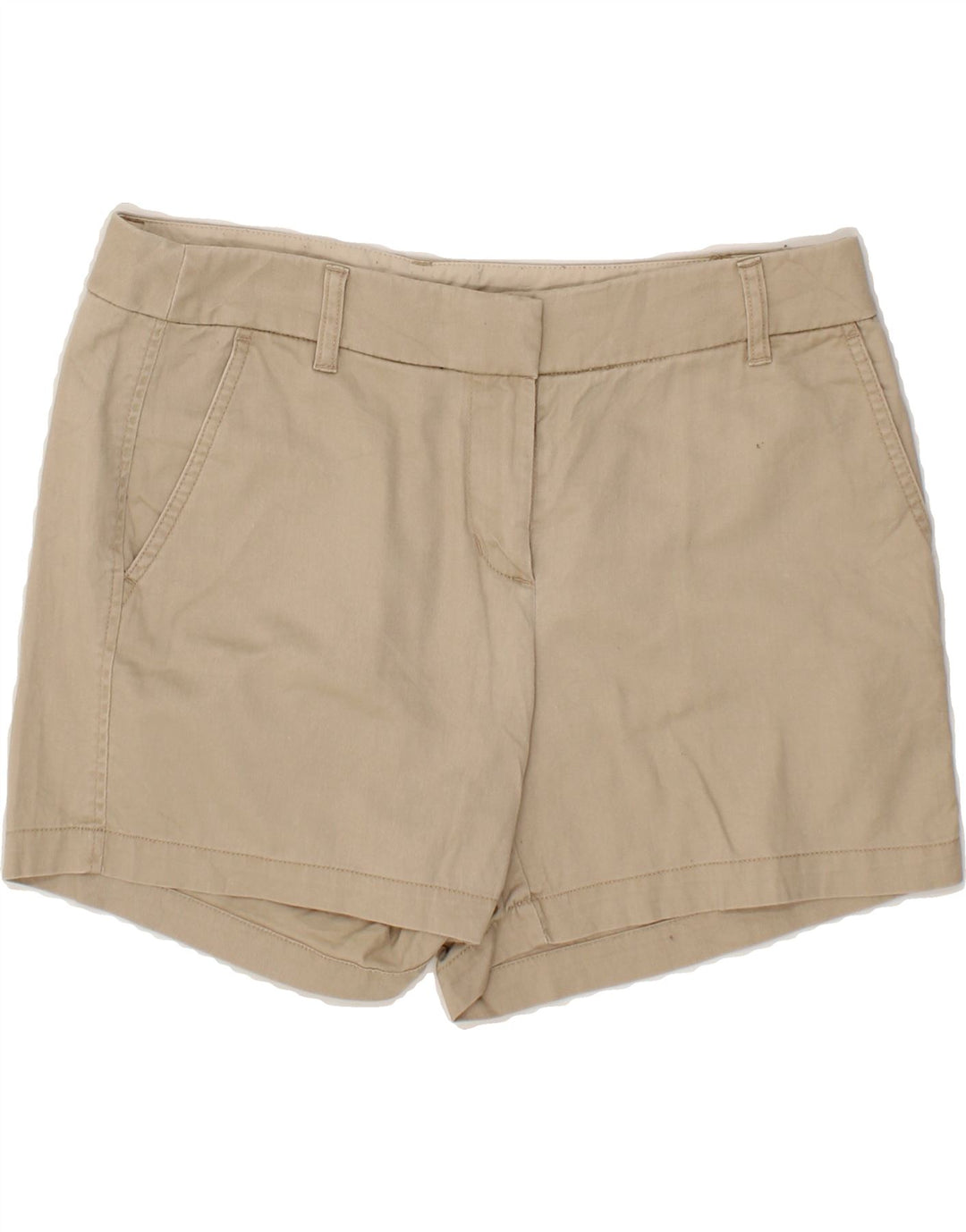 J. CREW Womens Chino Shorts US 8 Medium W32  Beige Cotton Vintage J. Crew and Second-Hand J. Crew from Messina Hembry 