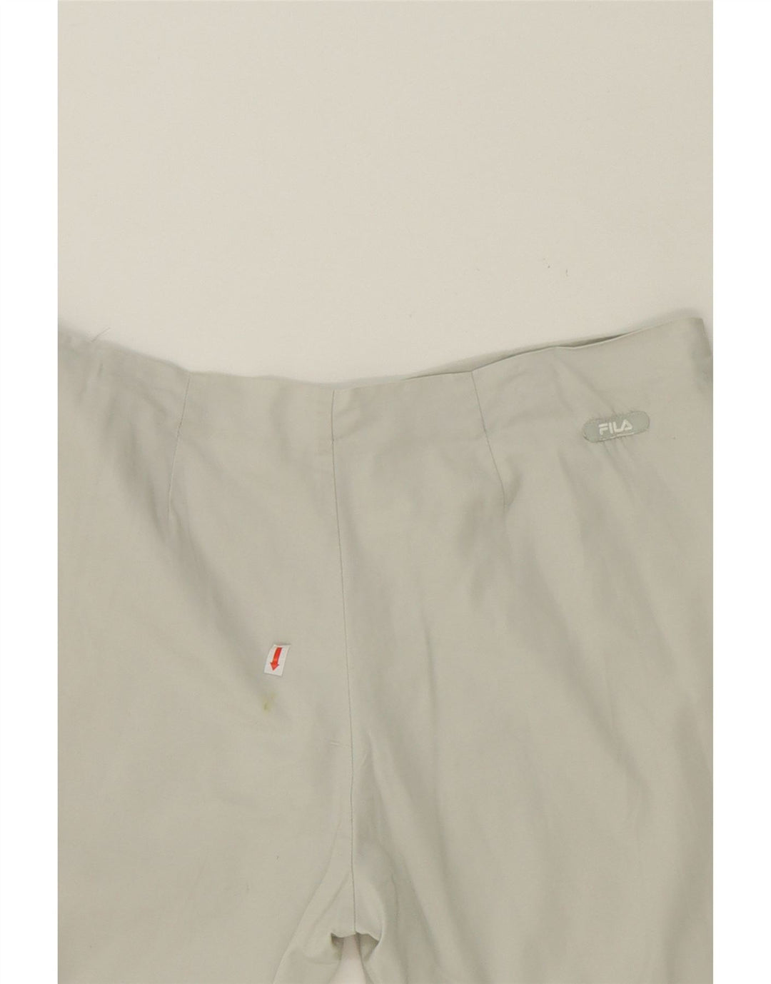 FILA Womens Casual Shorts IT 48 XL W34  Off White Polyester Vintage Fila and Second-Hand Fila from Messina Hembry 
