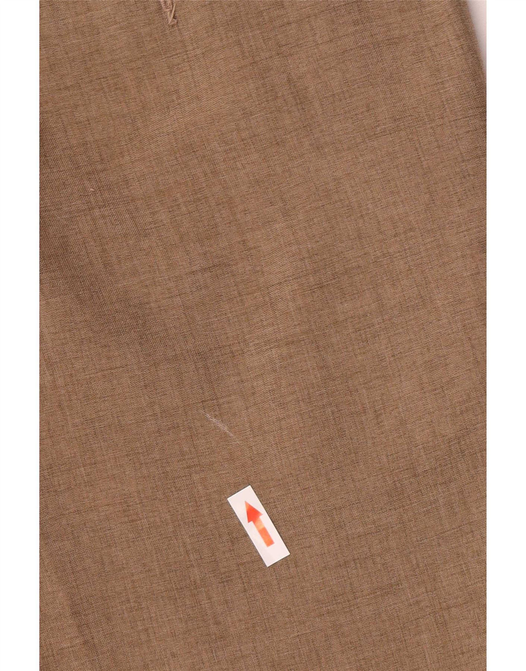 MARKS & SPENCER Pantaloni da abito dritti da uomo W38 L31 Poliestere beige