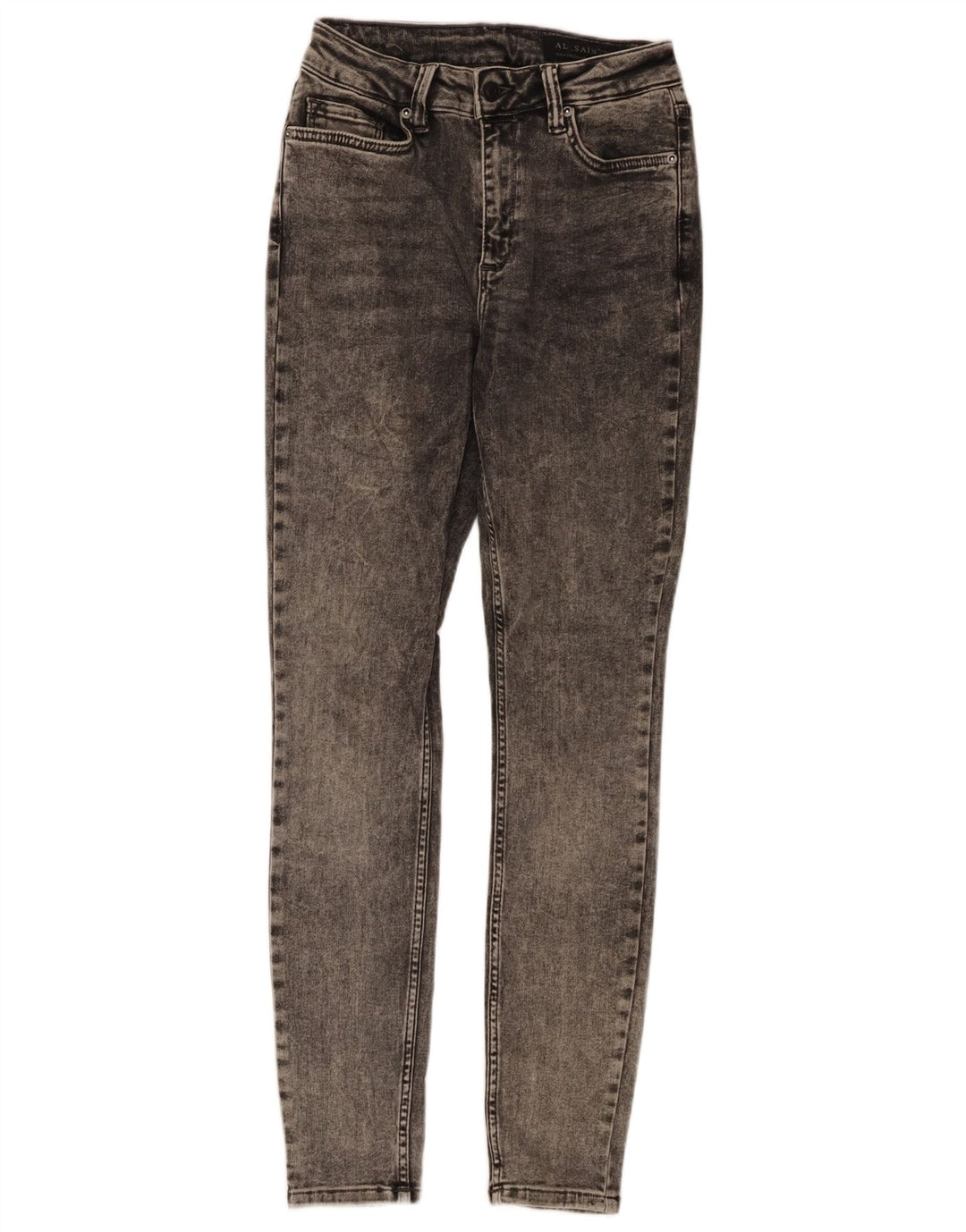 Jeans skinny da donna ALL SAINTS medi W28 L29 cotone grigio