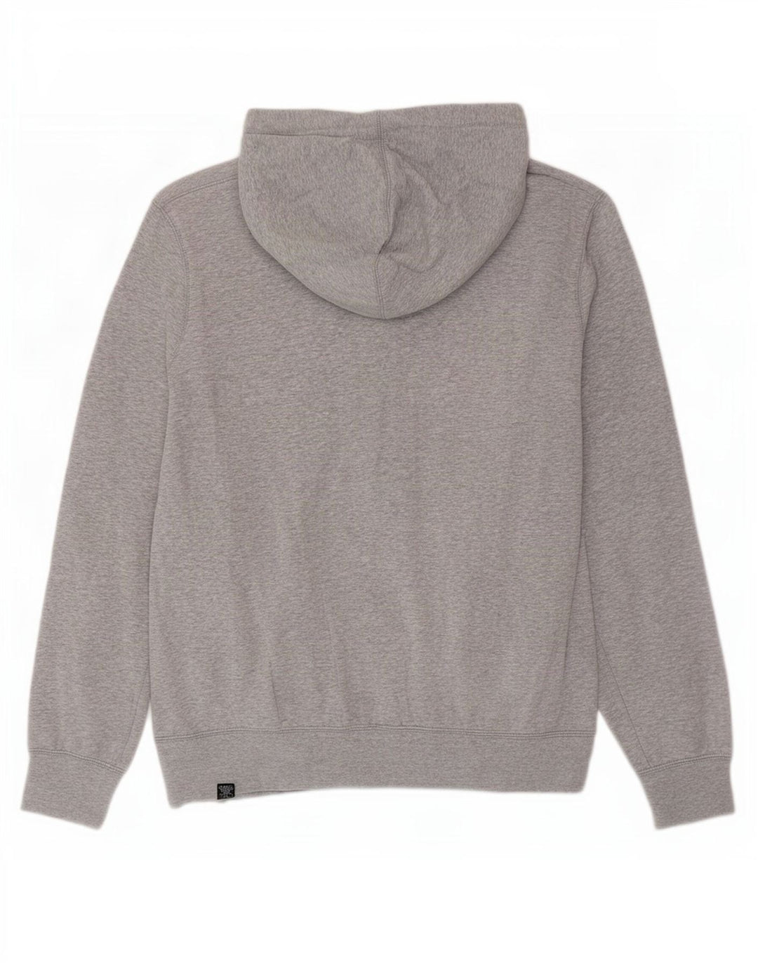 Felpa con cappuccio grafica Jordan da uomo in cotone chiazzato grigio medio