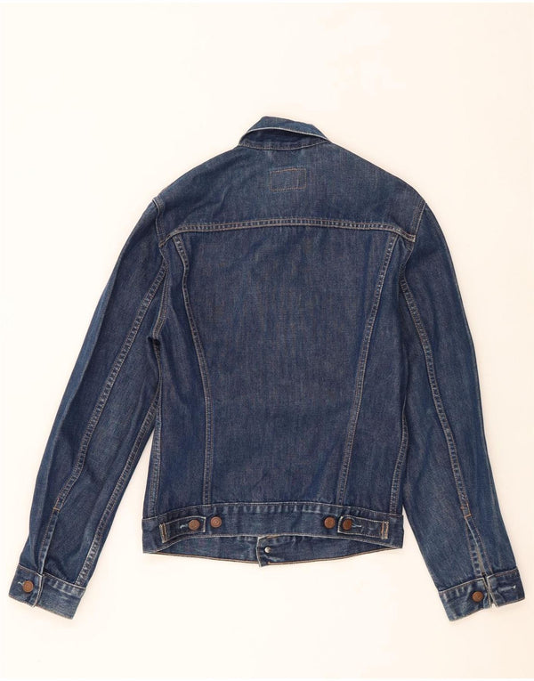 Giacca di jeans da uomo Levi's UK 38 cotone blu navy medio