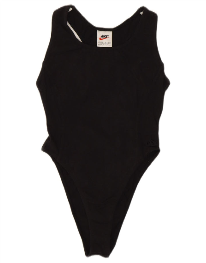 Body senza maniche Nike da donna US 4/6 piccolo cotone nero