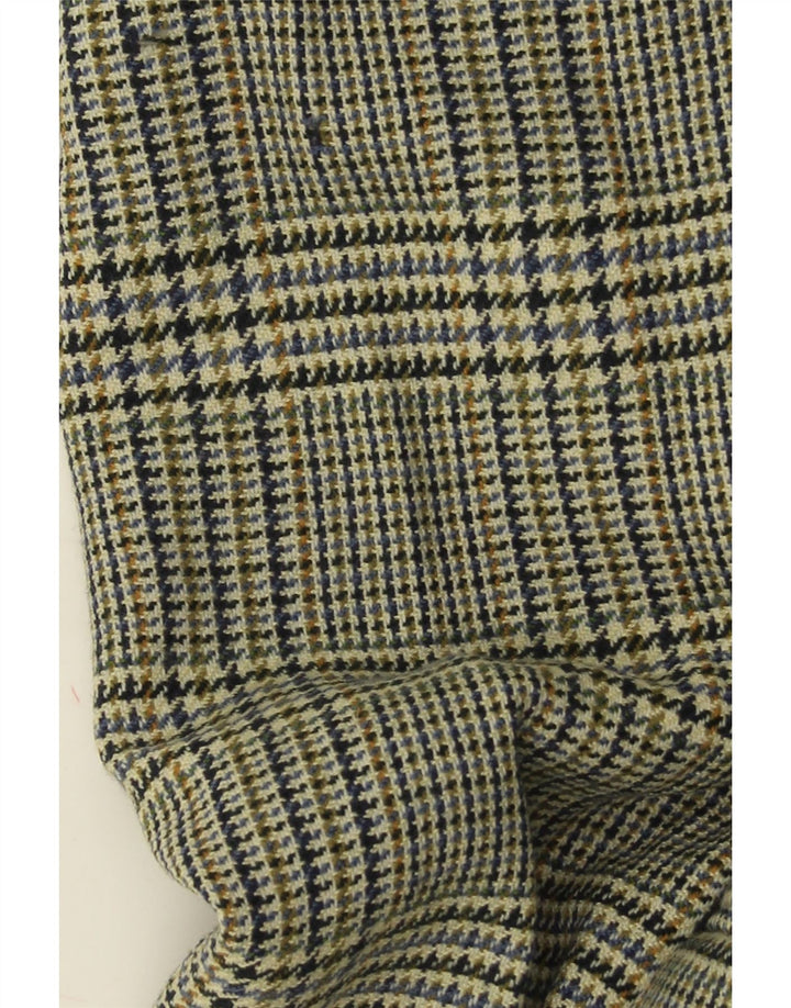 Giacca blazer da uomo a 2 bottoni HUGO BOSS UK 40 grande pied de poule verde