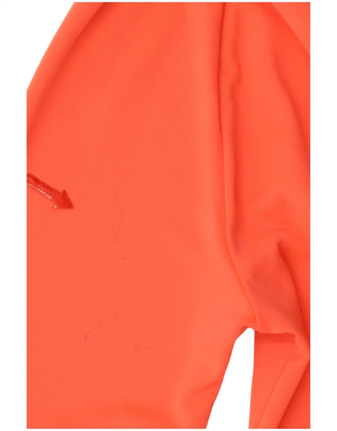 Top della tuta da ginnastica Nike Dri Fit Graphic Pullover UK 10 Small Arancione