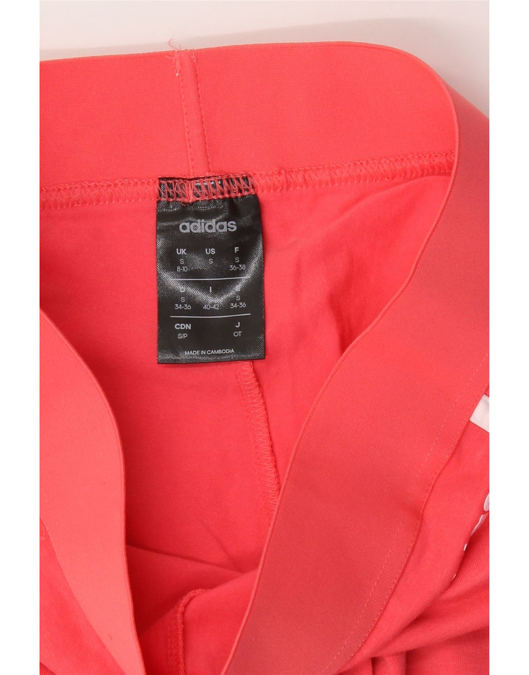 ADIDAS Womens Leggings UK 10 Small Pink Vintage Adidas and Second-Hand Adidas from Messina Hembry 