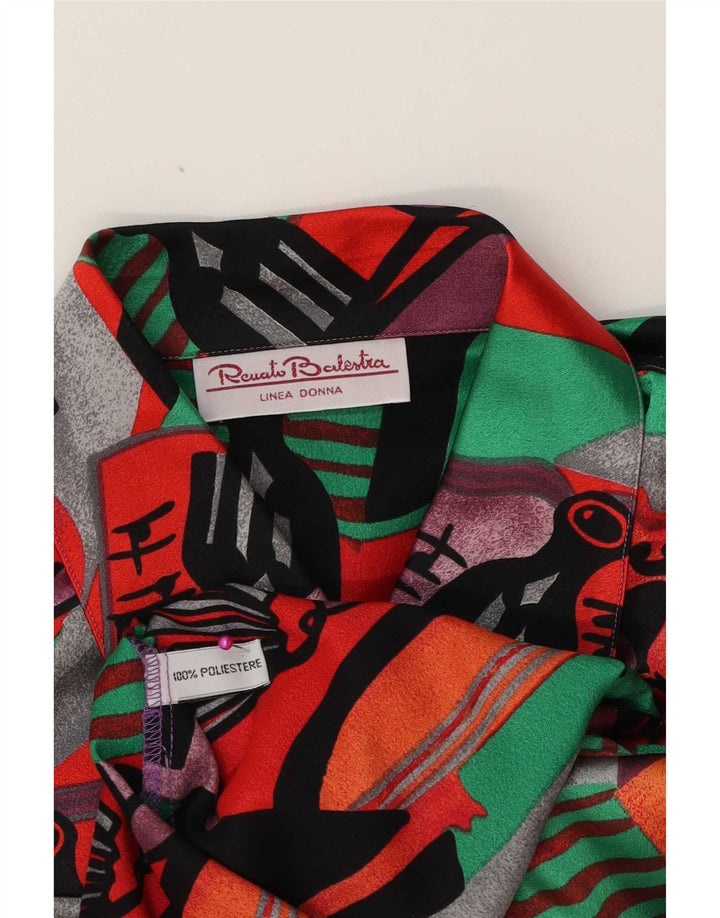 Camicia da donna Renato Balestra UK 16 Large multicolore geometrica