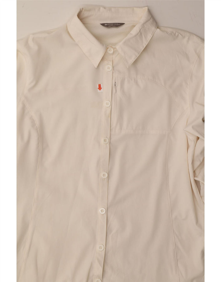 MOUNTAIN WAREHOUSE Womens Shirt UK 18 XL  Off White Polyester Vintage Mountain Warehouse and Second-Hand Mountain Warehouse from Messina Hembry 