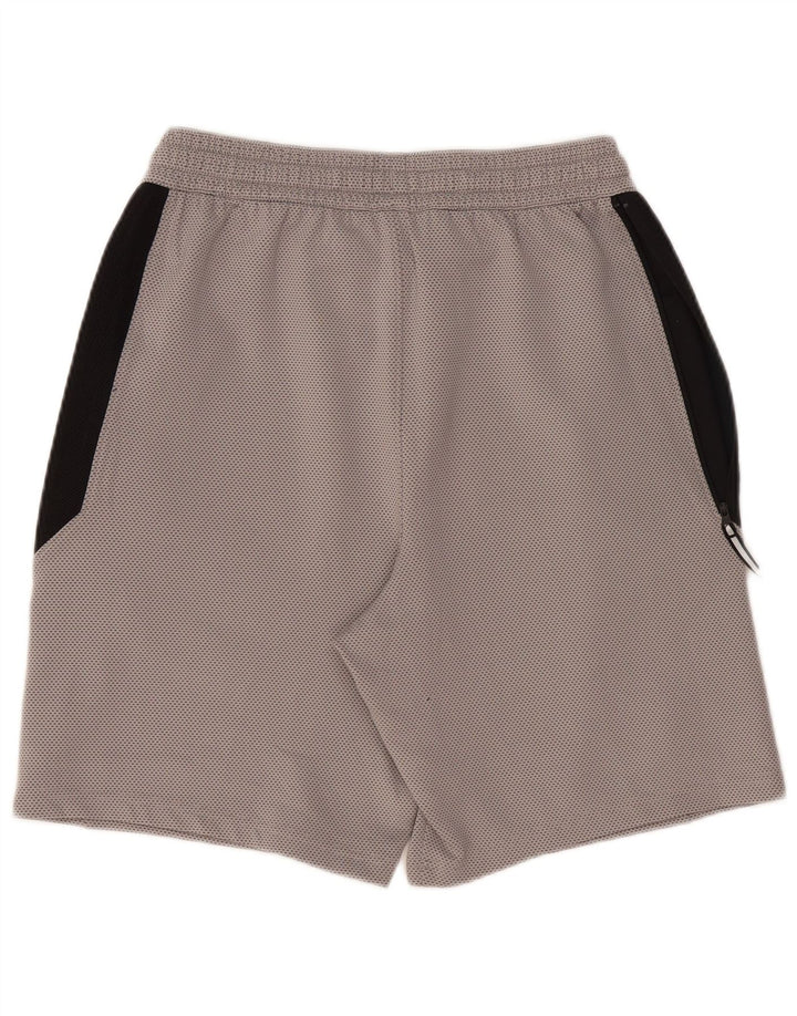 Pantaloncini sportivi Nike Dri Fit da uomo, grandi, in poliestere color block grigio