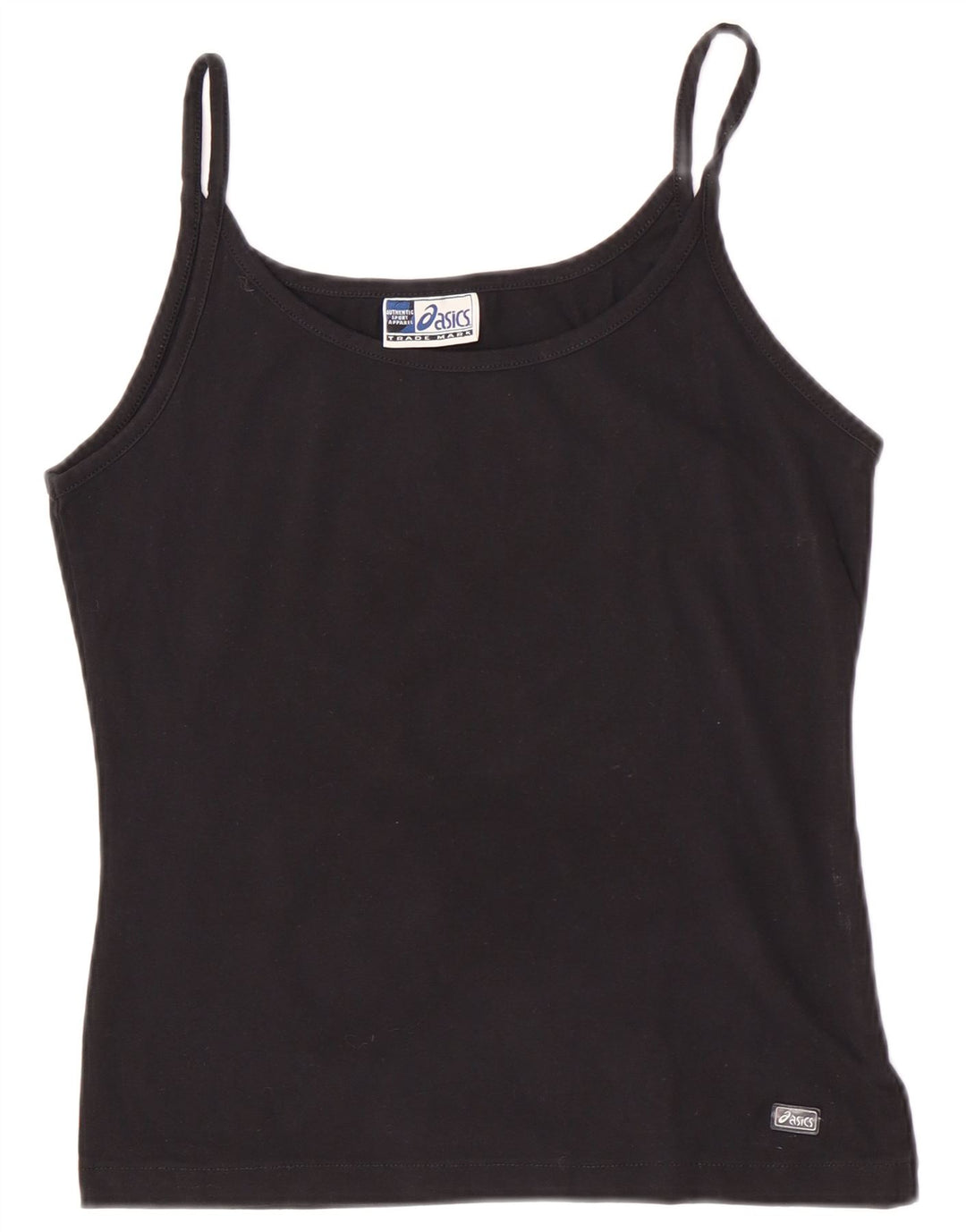 Canottiera Asics Regular per Ragazze 13-14 Anni, Grande Cotone Nero