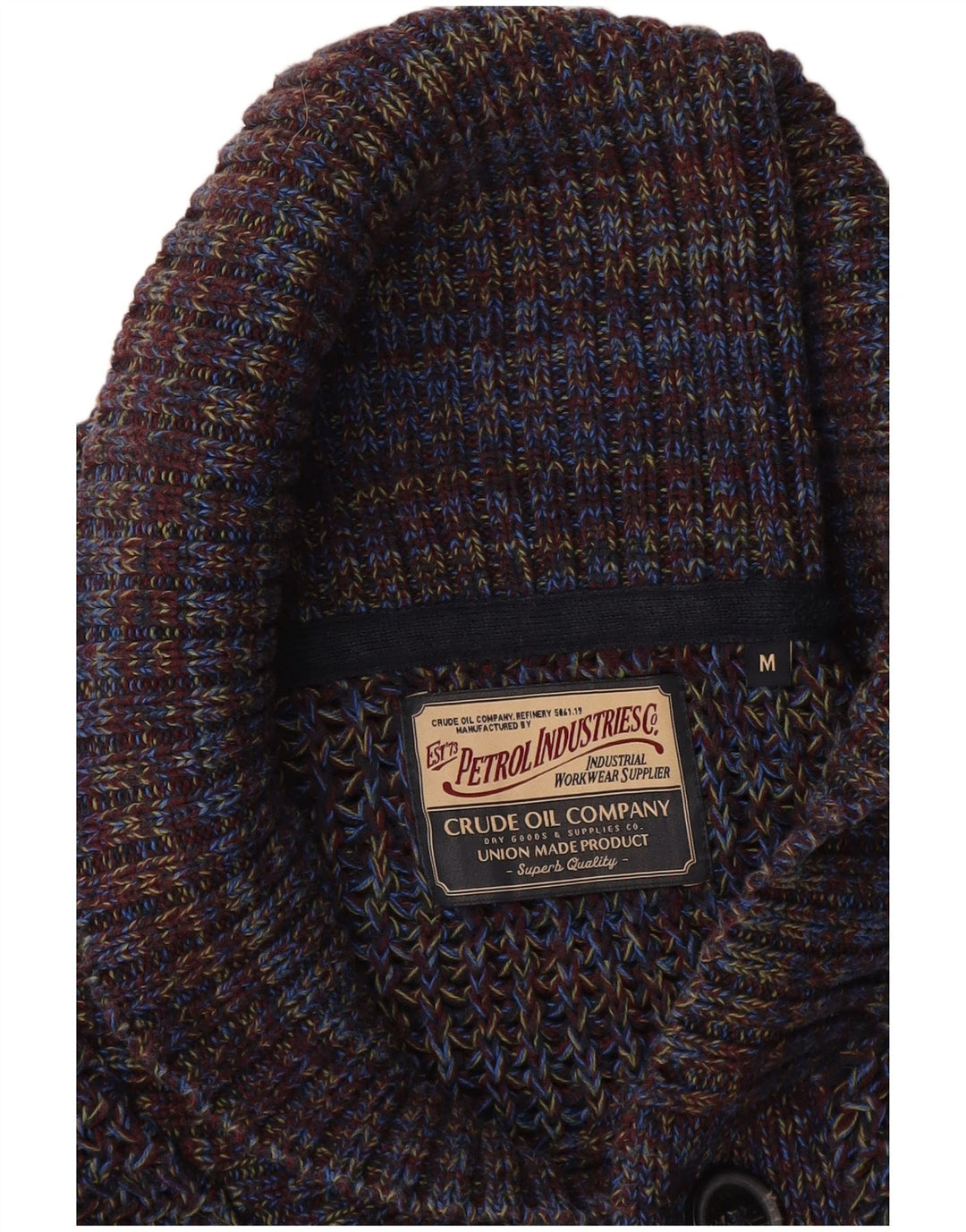 Maglione cardigan da uomo di Petrol Industries medio blu navy screziato