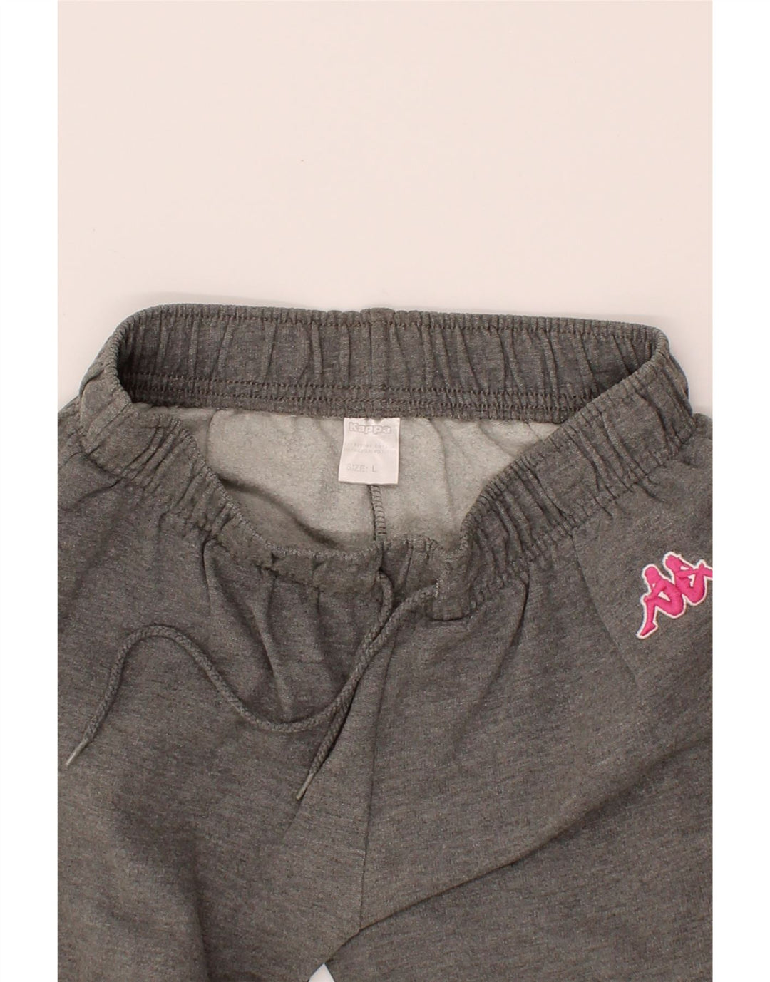 KAPPA Womens Tracksuit Trousers UK 16 Large  Grey Cotton Vintage Kappa and Second-Hand Kappa from Messina Hembry 