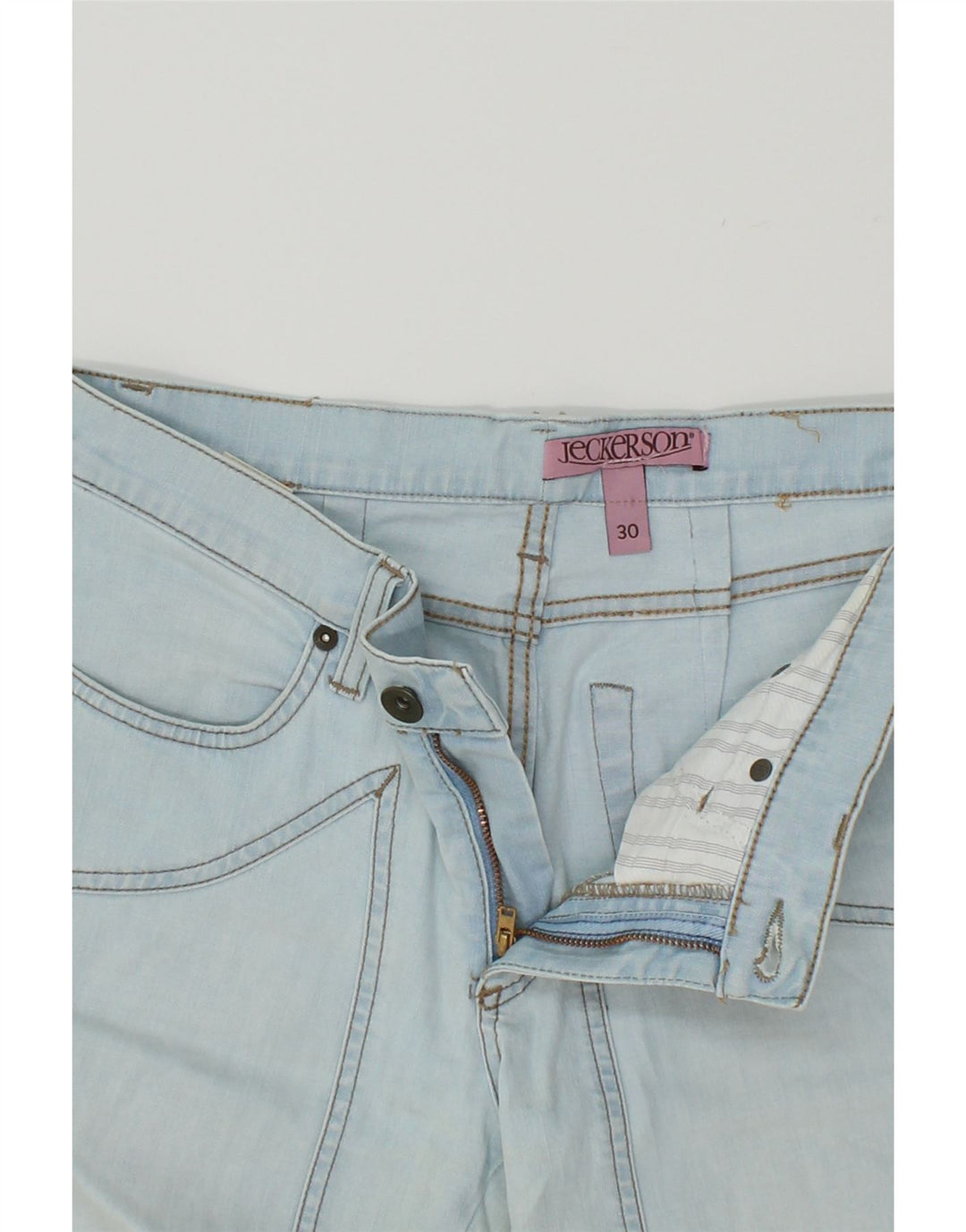 JECKERSON Womens Bootcut Jeans W30 L27  Blue Cotton Vintage Jeckerson and Second-Hand Jeckerson from Messina Hembry 