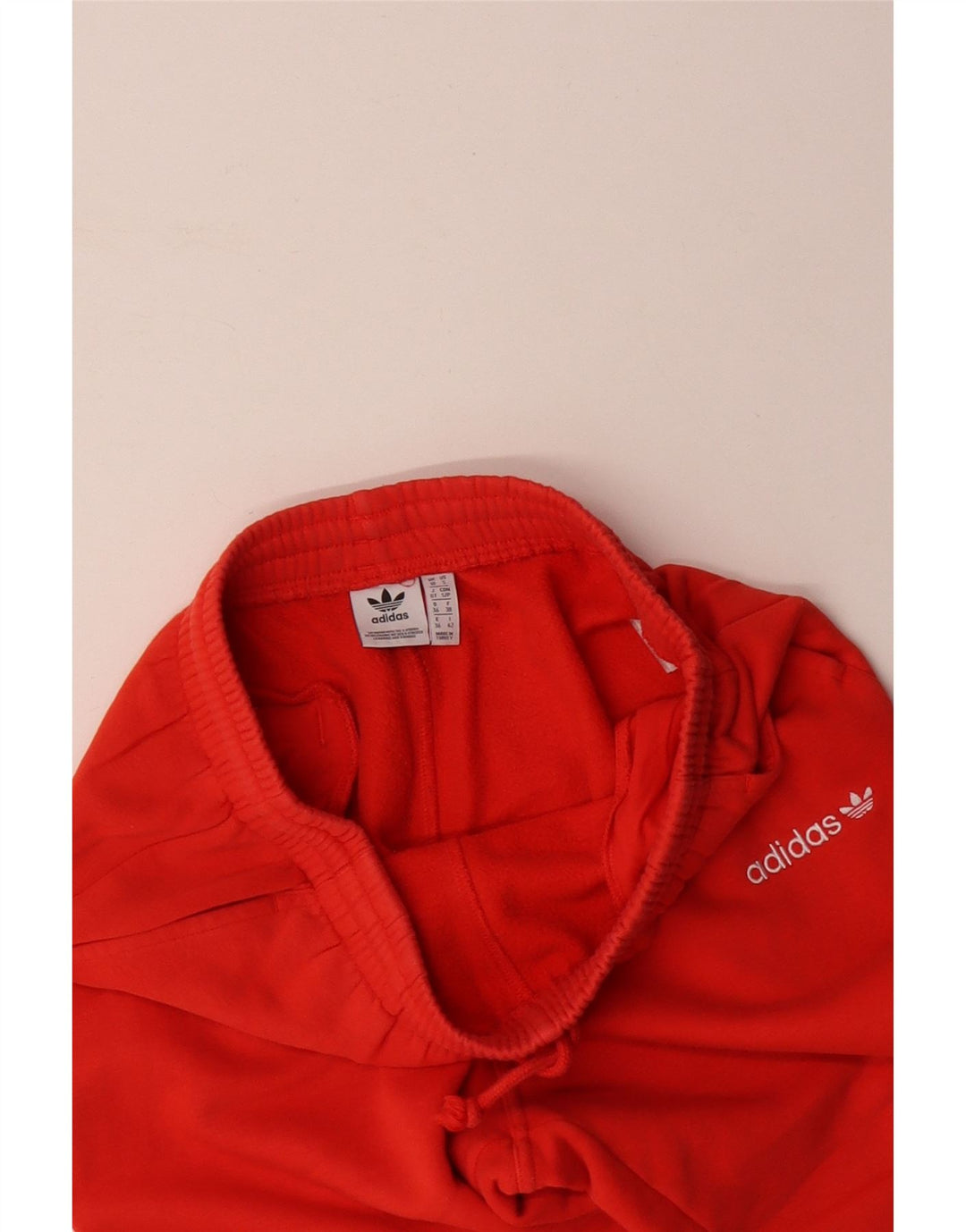 Pantaloni da tuta da donna ADIDAS Joggers UK 10 Small Arancione Cotone